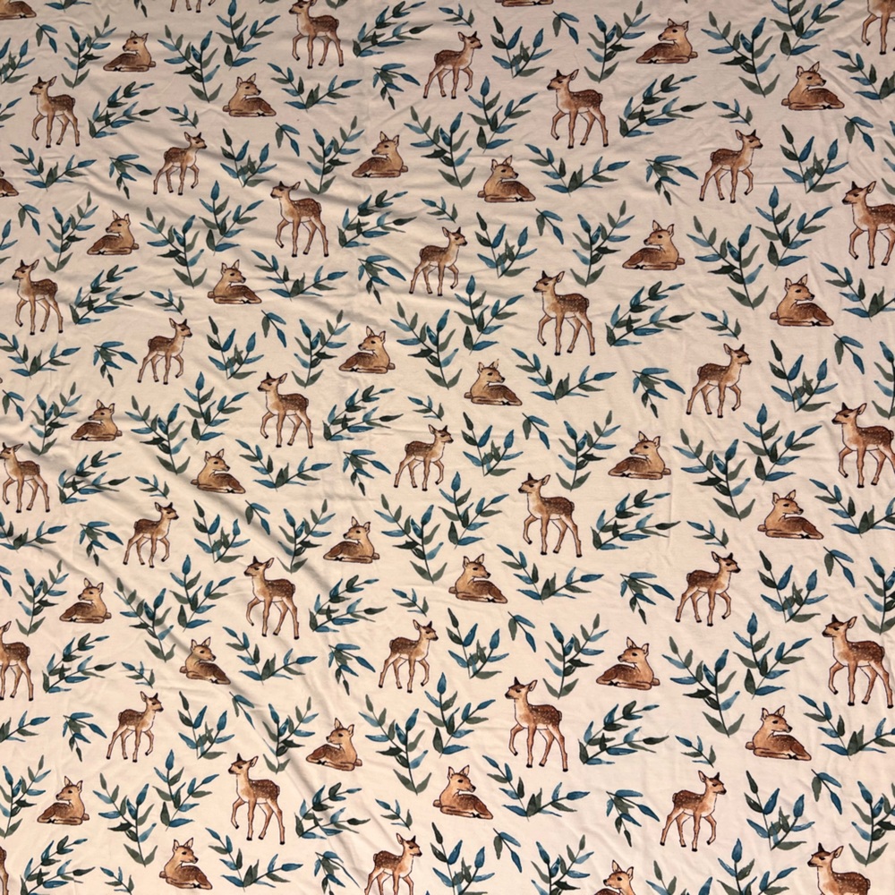Milkmaid goods baby deer swaddle blanket